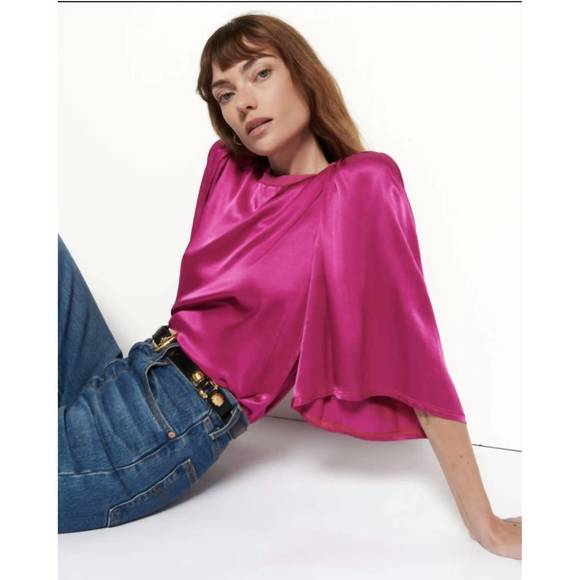 NEW NATION LTD donna blouse in fuschia - Picture 3 of 3